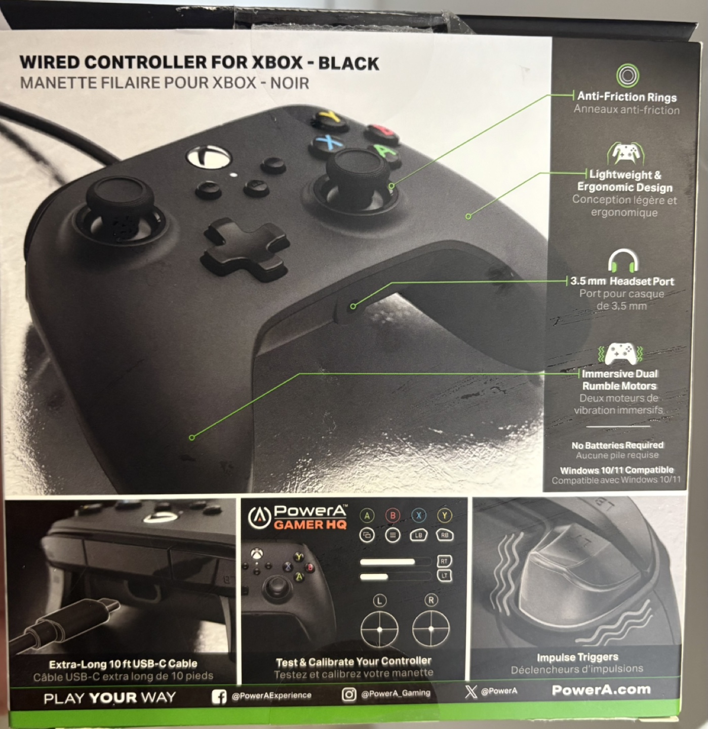 PowerA Wired Xbox Controller - Black - photo 2