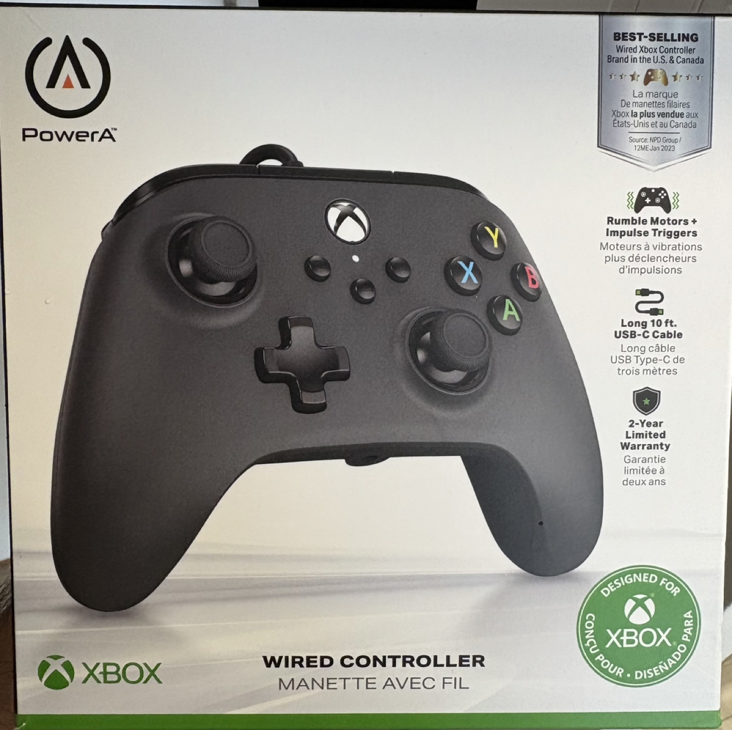 PowerA Wired Xbox Controller - Black