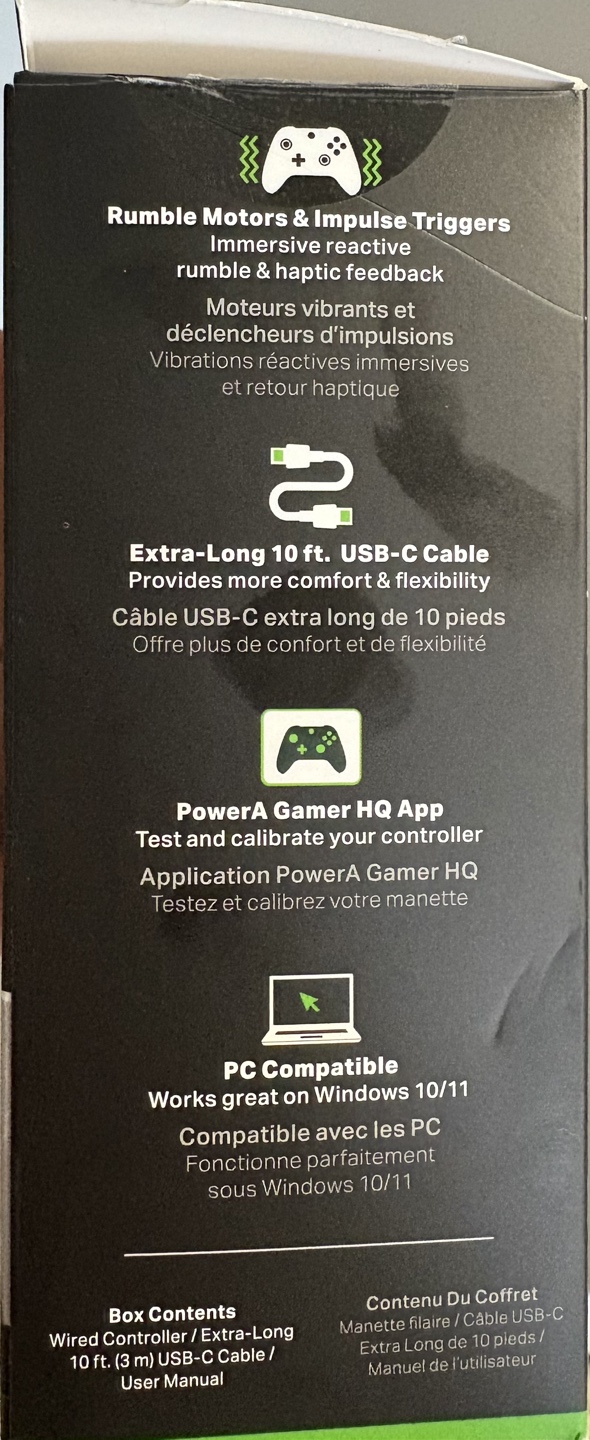 PowerA Wired Xbox Controller - Black - photo 3