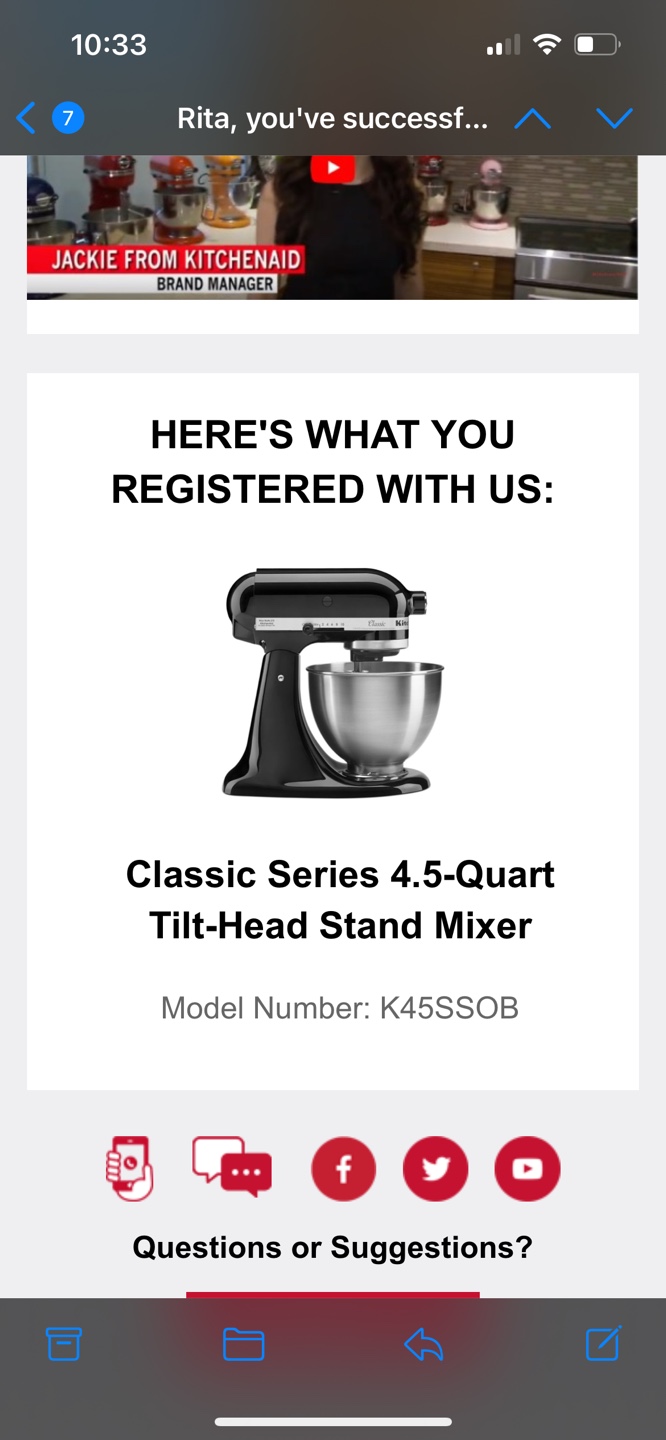 KitchenAid Classic 4.5-Quart Tilt-Head Stand Mixer - Black - photo 4