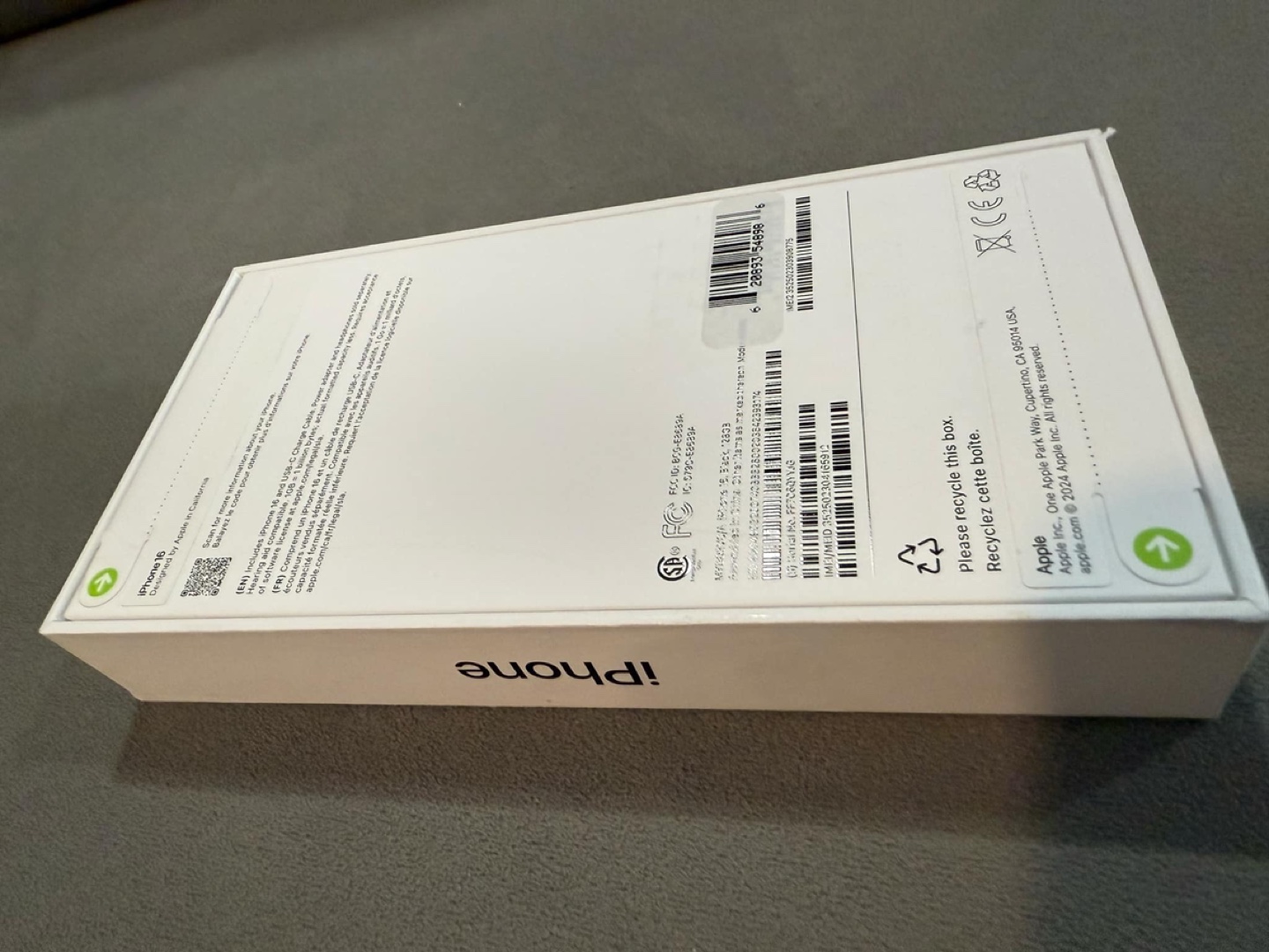 Sealed box Brandnew Iphone 16 - photo 3