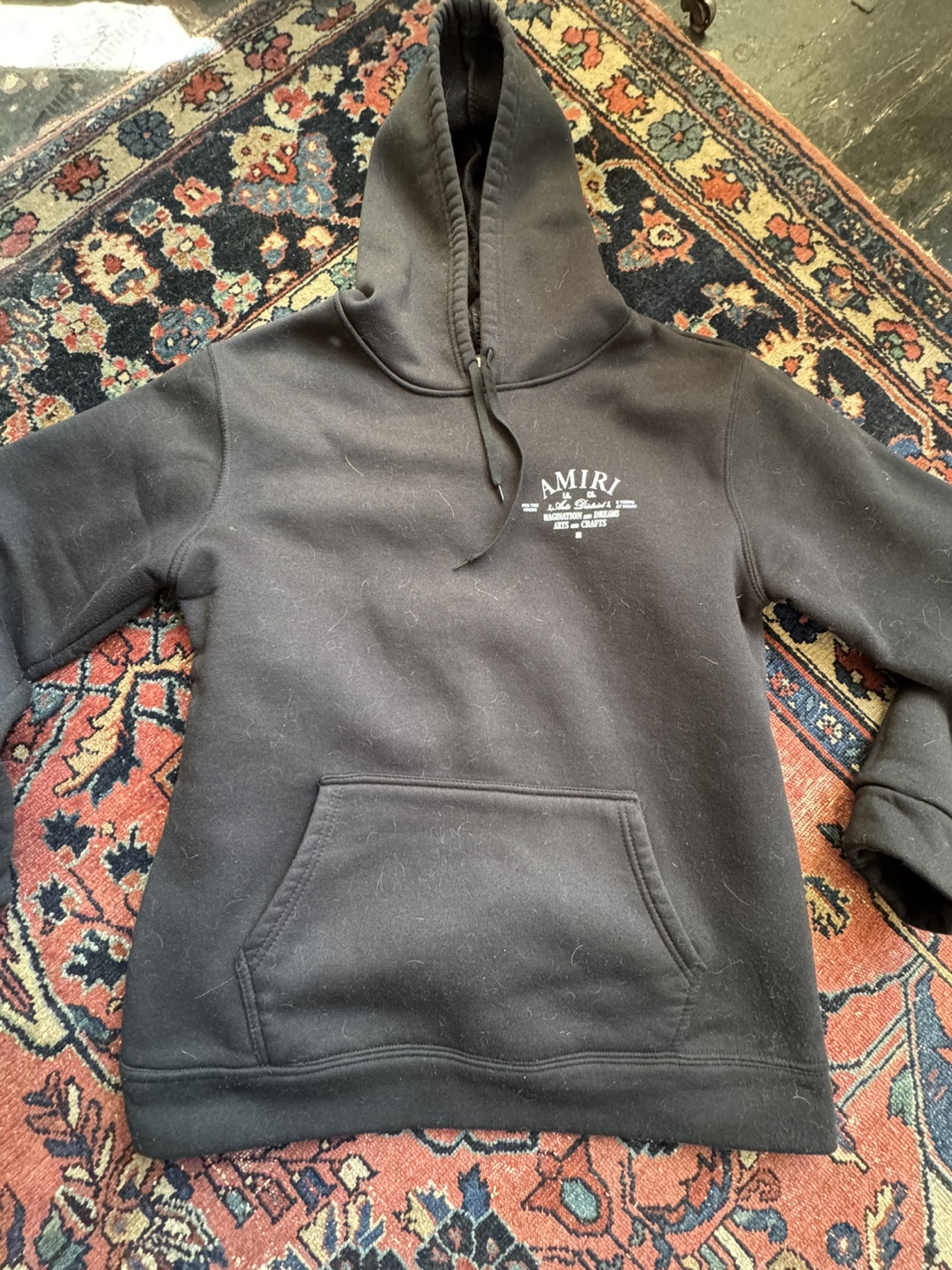 AMIRI Black Hoodie Sweatshirt L.A. Arts District - photo 2