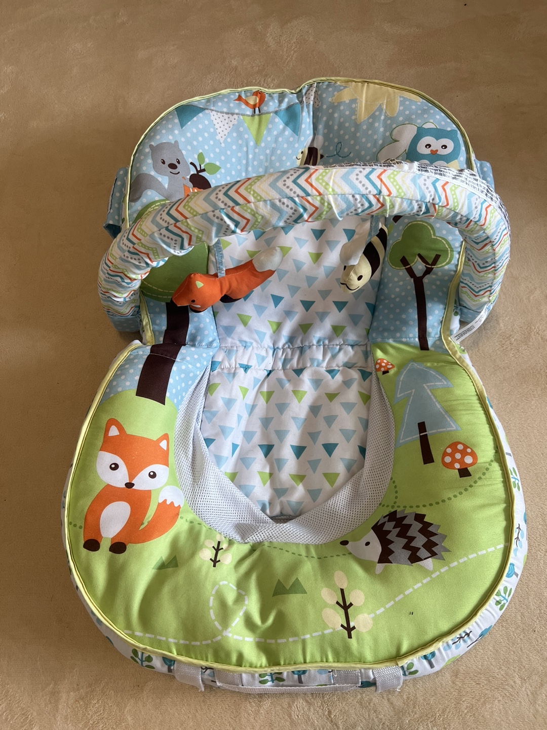 Infant Support Seat, Woodland Animals Theme
