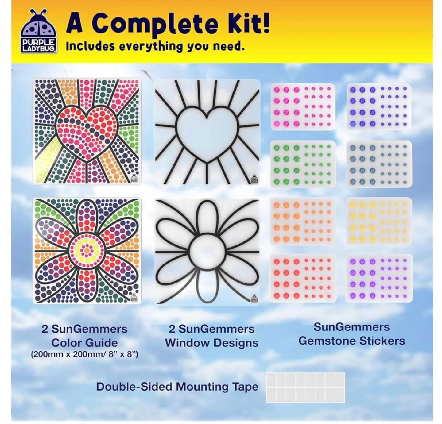 SunGemmers Heart & Flower Gemstone Art Kit image indicator(5)