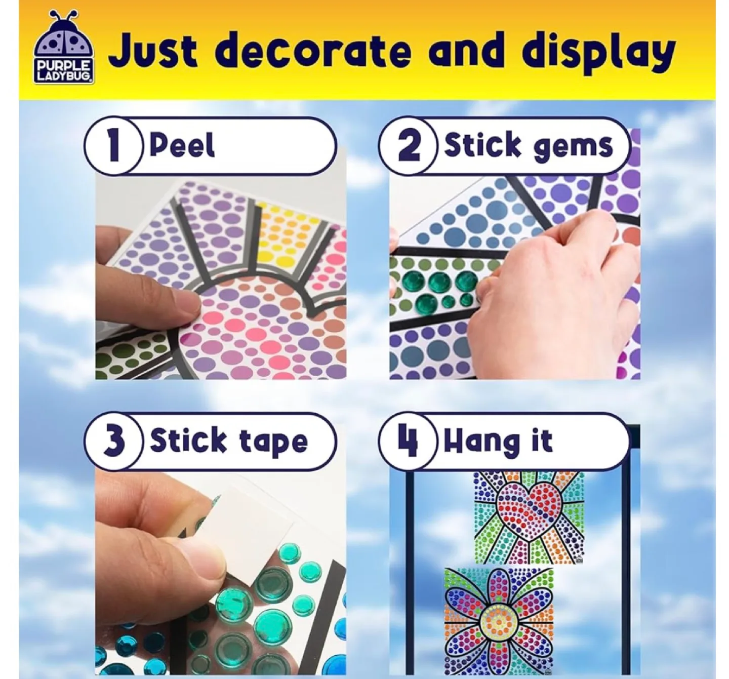 SunGemmers Heart & Flower Gemstone Art Kit image indicator(6)