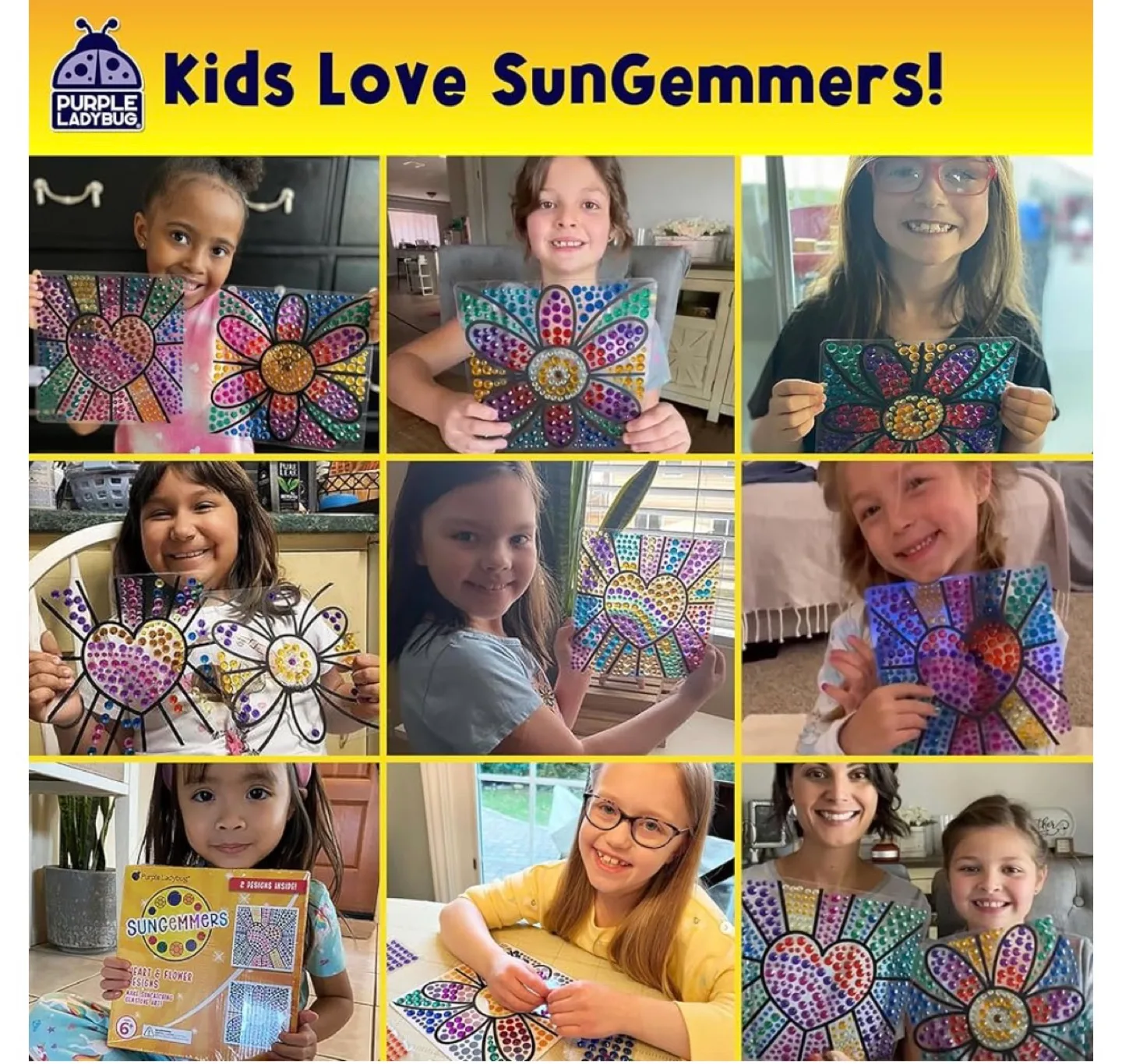 SunGemmers Heart & Flower Gemstone Art Kit image indicator(7)