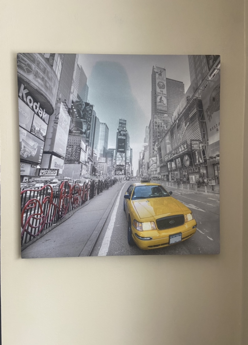 NY Yellow Cab Print