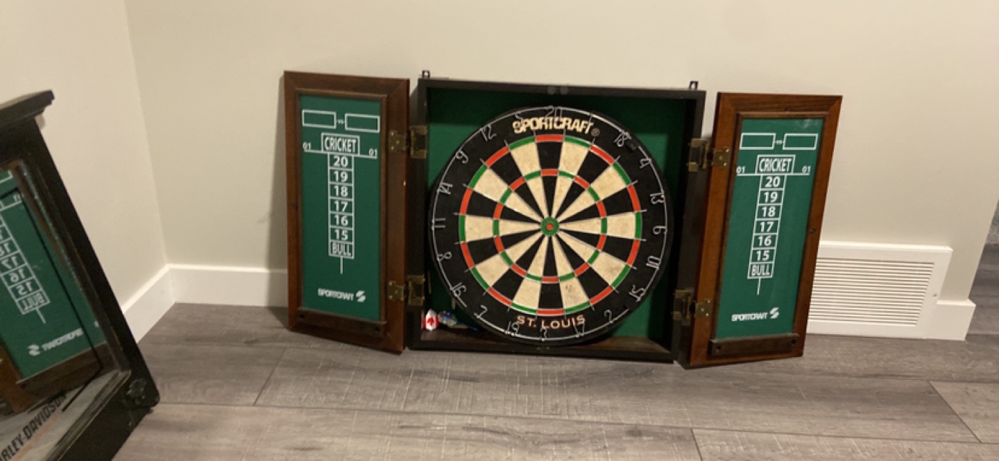 Sportcraft Dartboard Cabinet Set