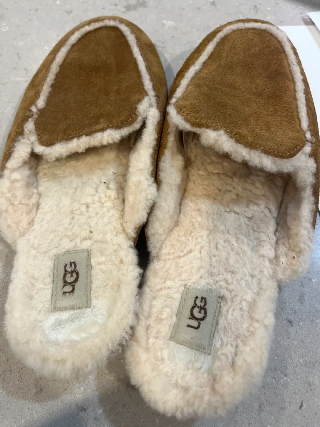 UGG Brown Suede Slippers image indicator(2)