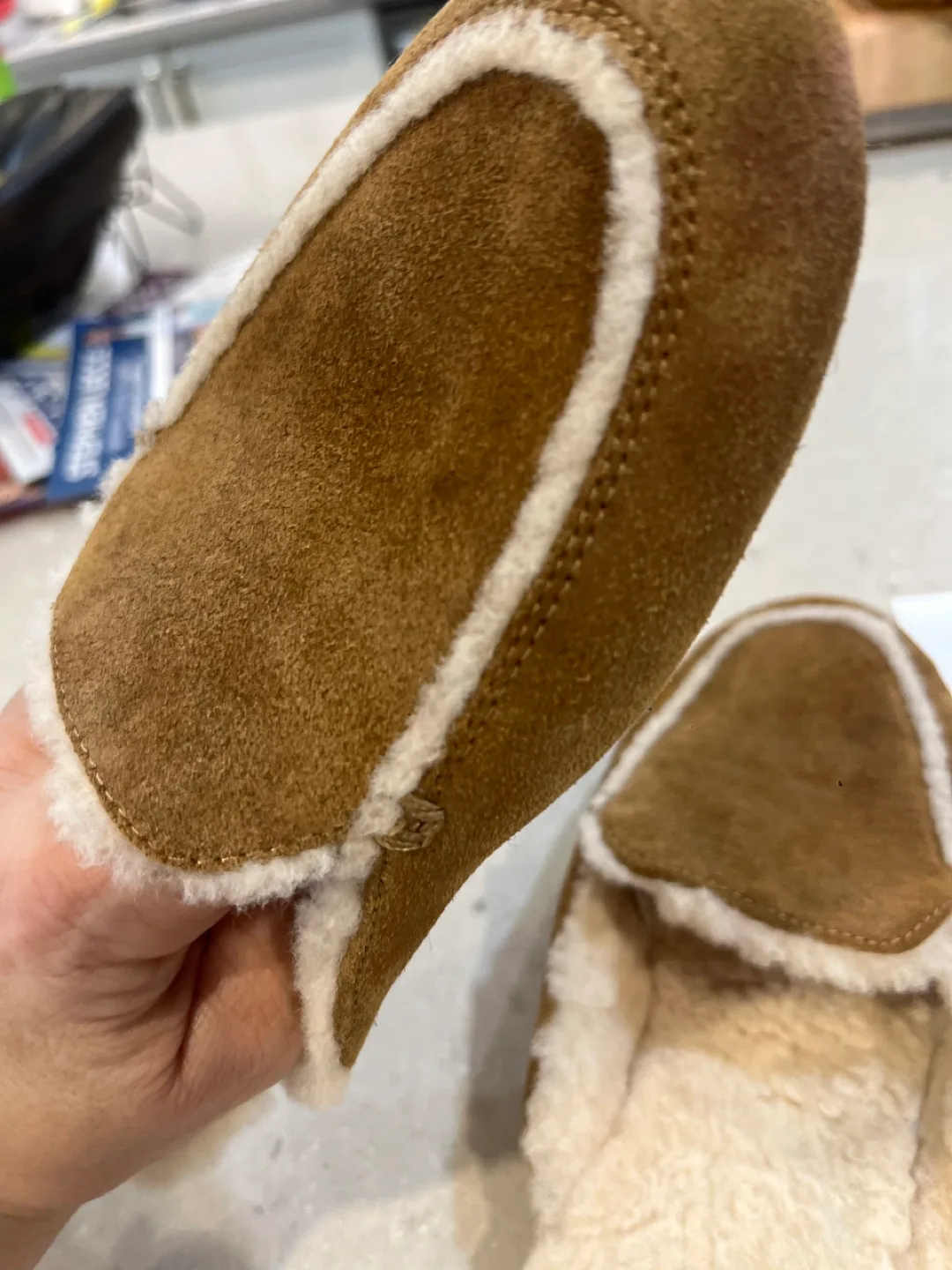 UGG Brown Suede Slippers image indicator(3)