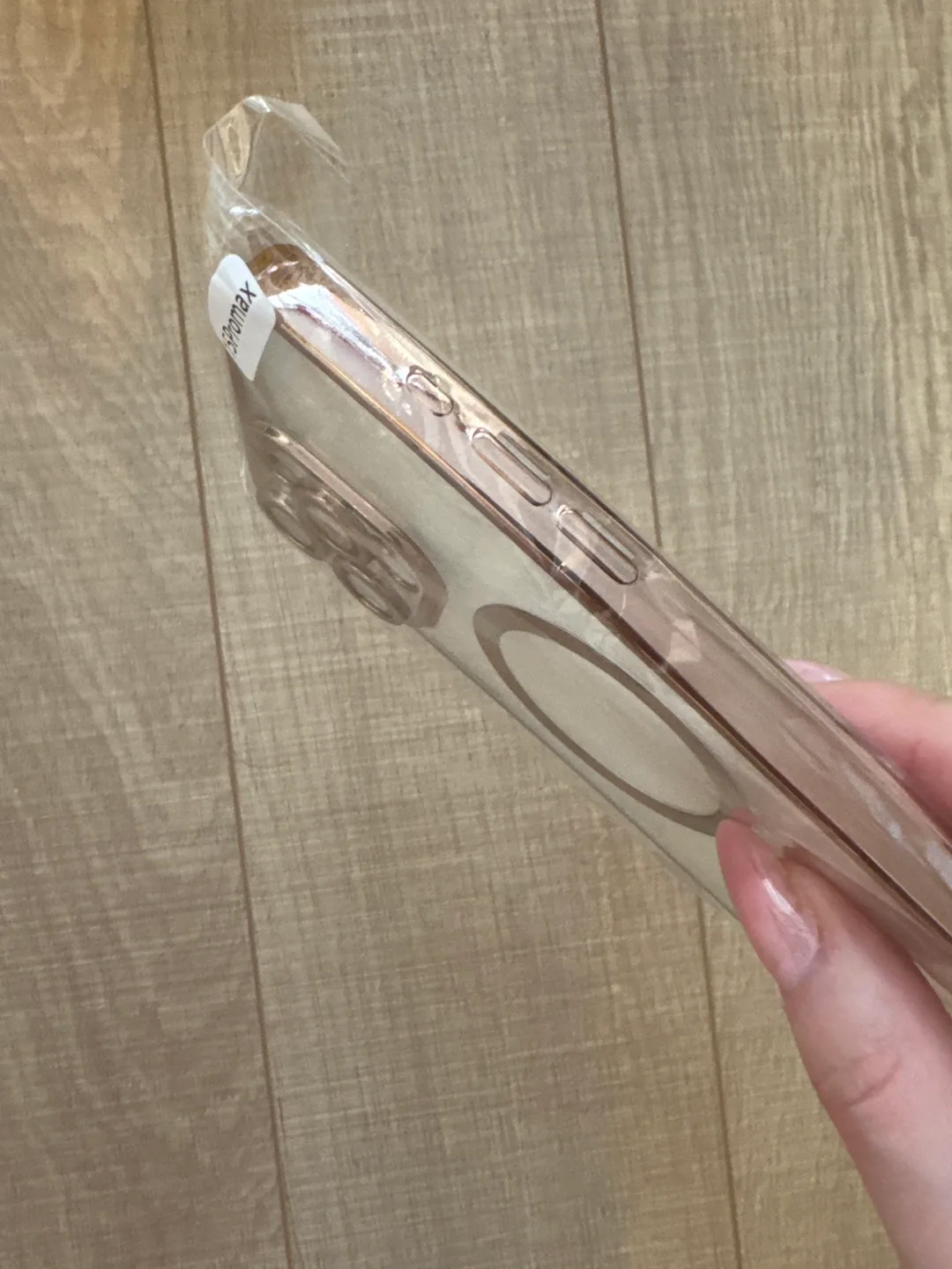 Rose Gold iPhone 15 Pro Max Phone Case with Ring Holder image indicator(4)