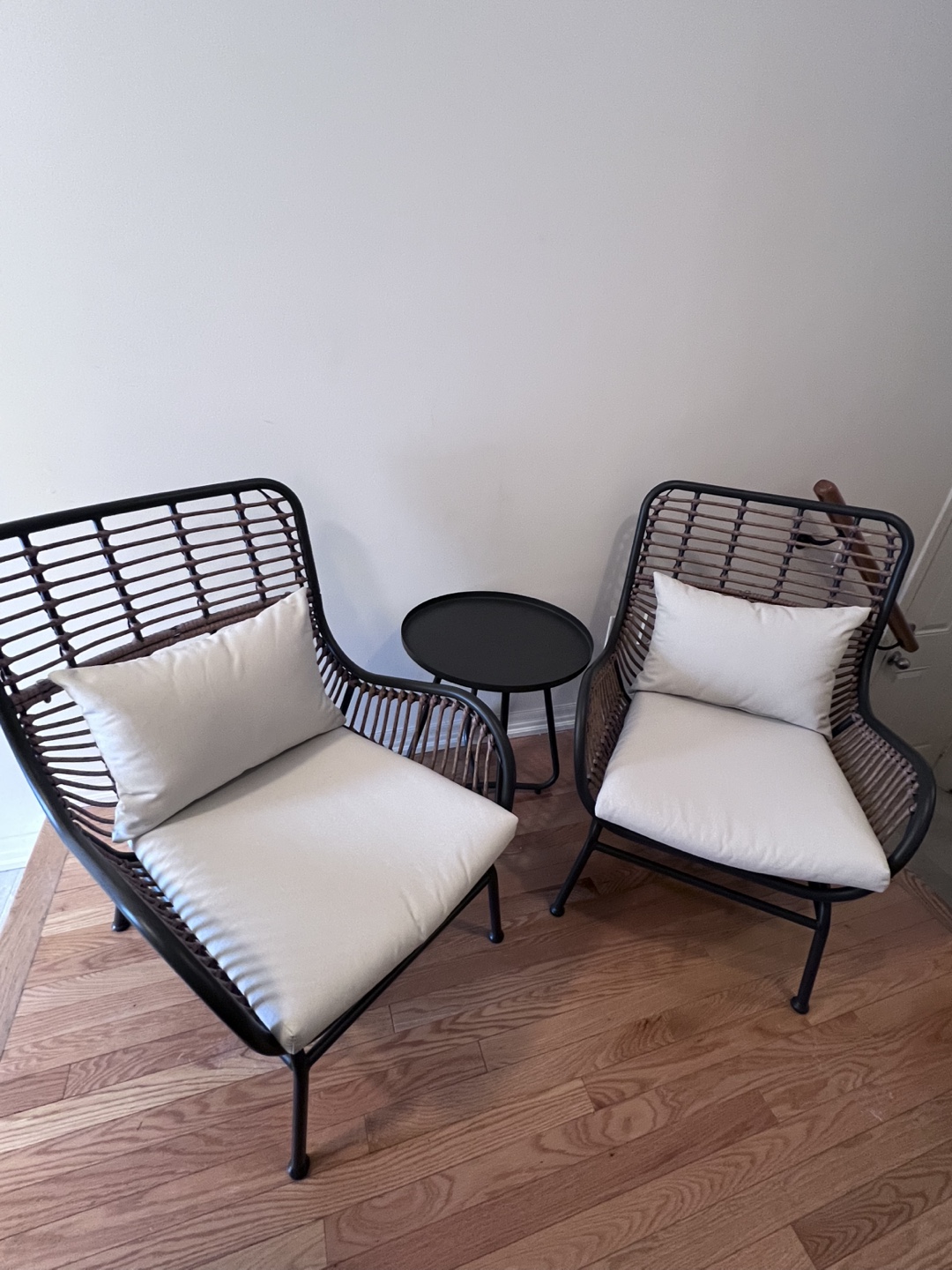 2-Piece Patio Chair Set with Side Table - photo 4