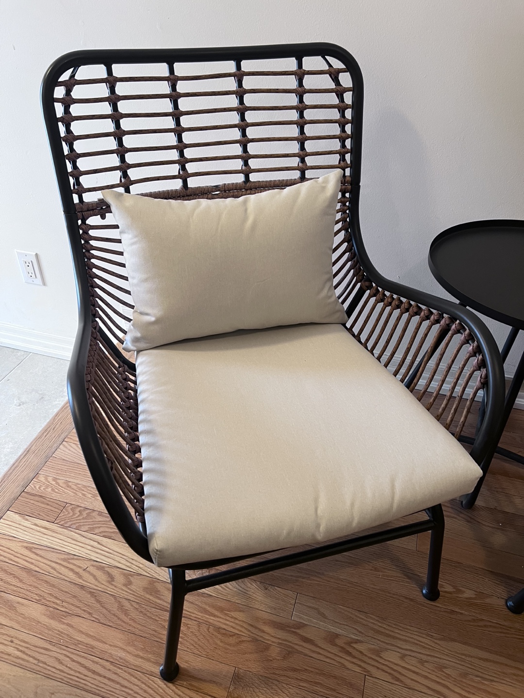 2-Piece Patio Chair Set with Side Table - photo 3