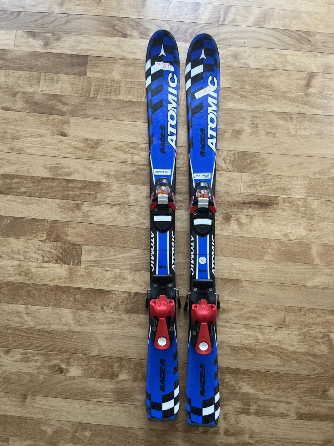 ATOMIC SKIS WITH SALOMON BINDINGS