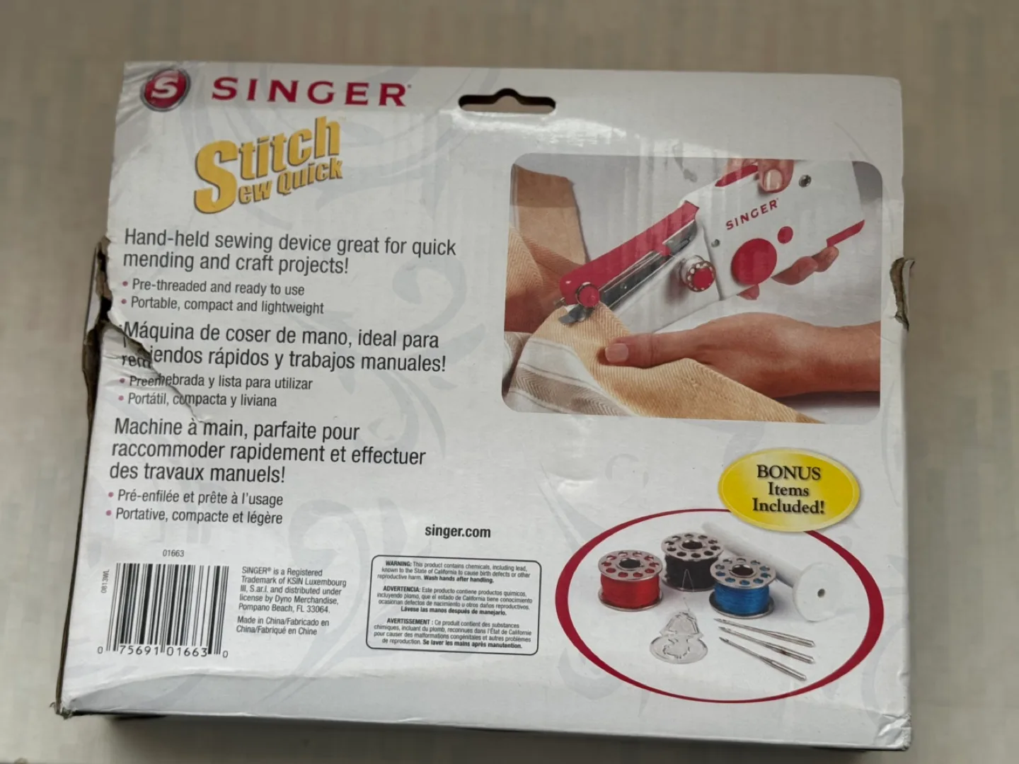 #freecycle - Singer Stitch Sew Quick Hand-Held Sewing Device image indicator(2)