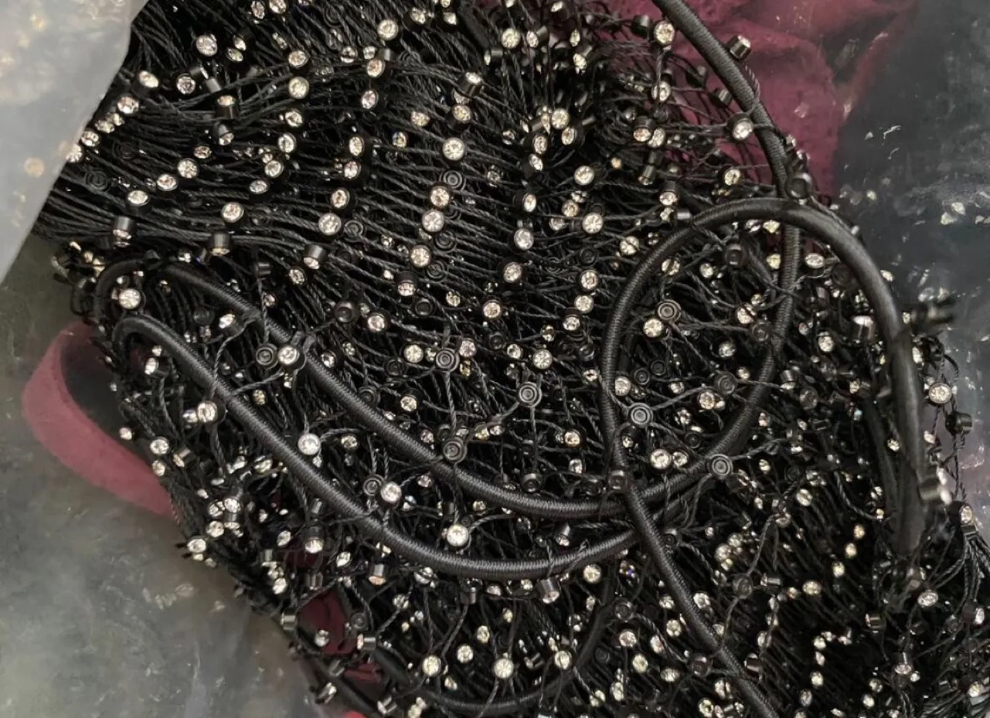 Rhinestone Fishnet Pants image indicator(2)