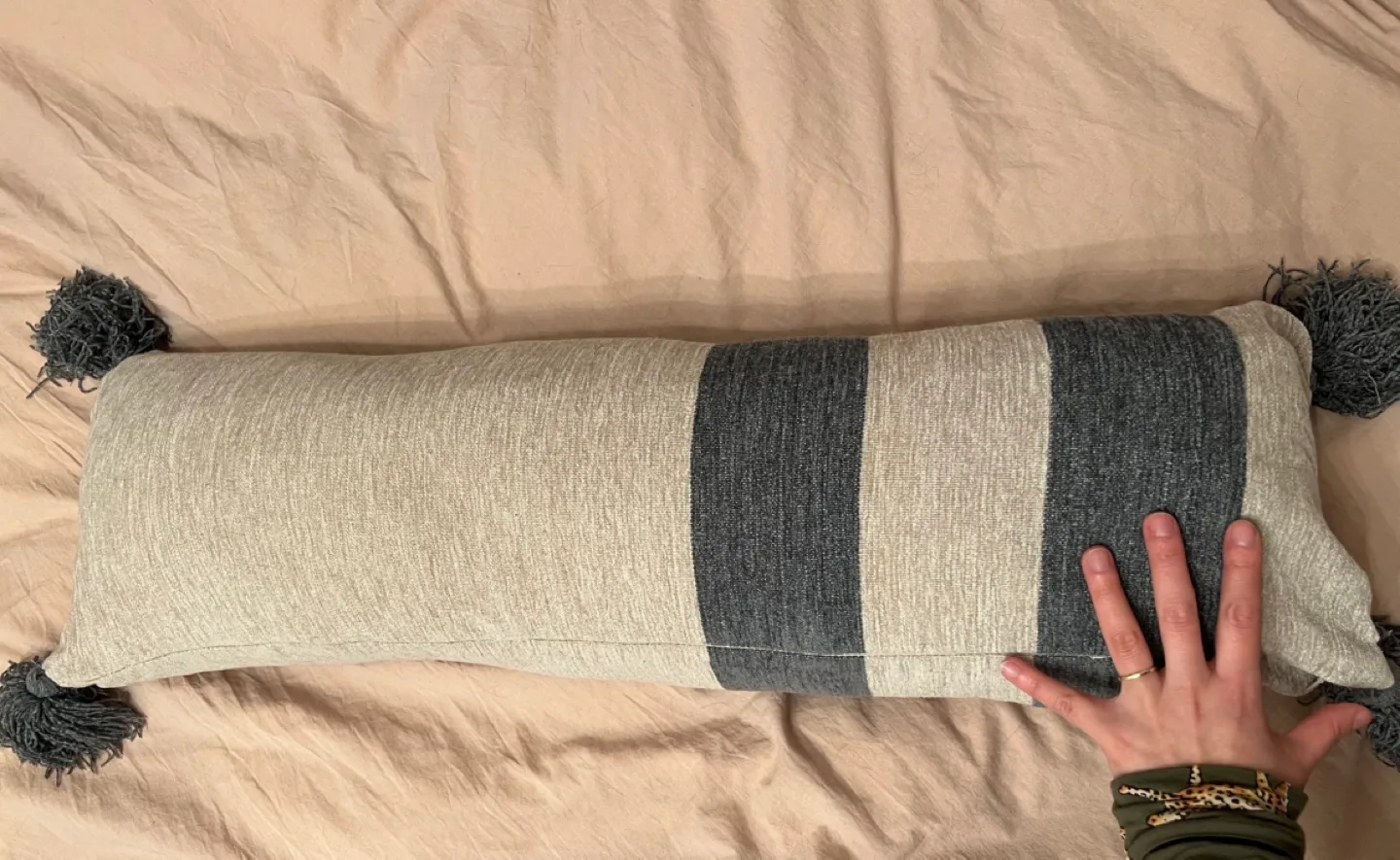 Long Decorative Pillow Cushion image indicator(2)