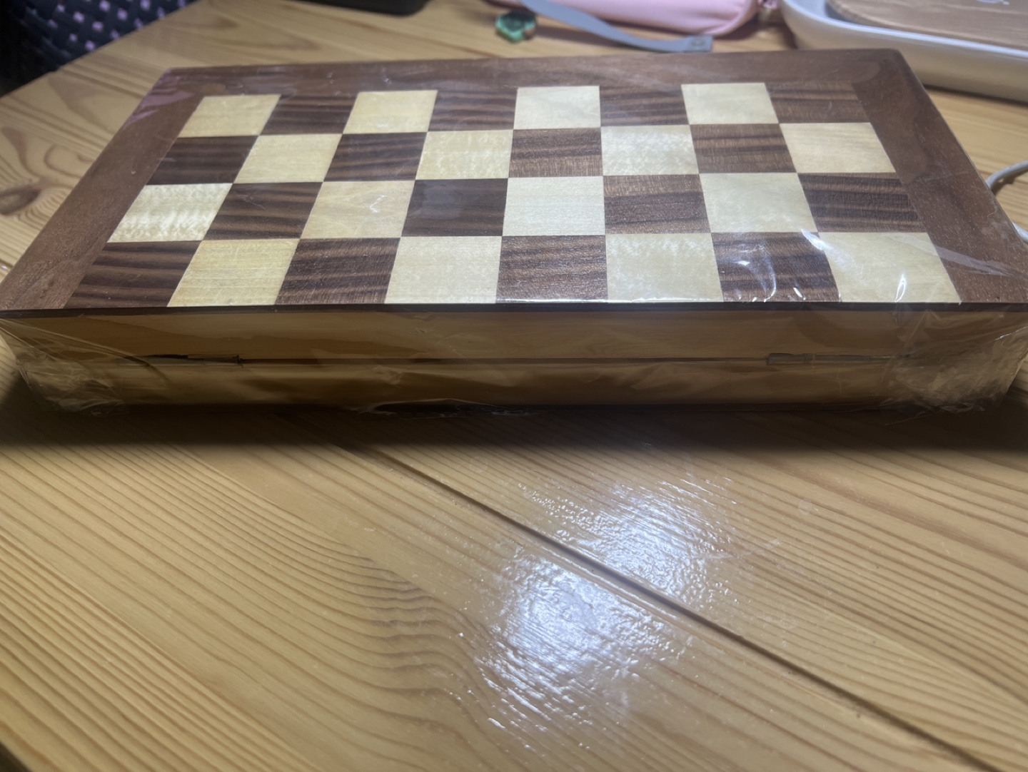 Wooden 3D Travel / Portable Chess - photo 4