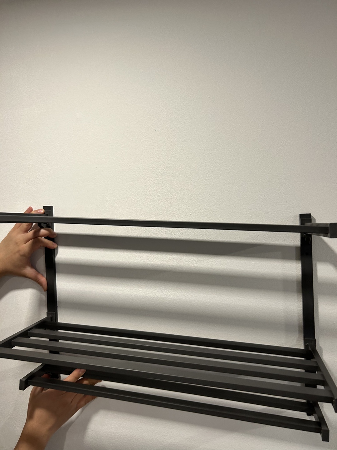 3 Tier Bathroom Towel Rack with Towel Bar-Wall Mounted - photo 4