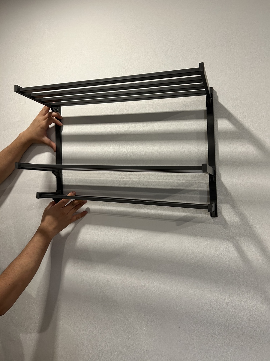 3 Tier Bathroom Towel Rack with Towel Bar-Wall Mounted