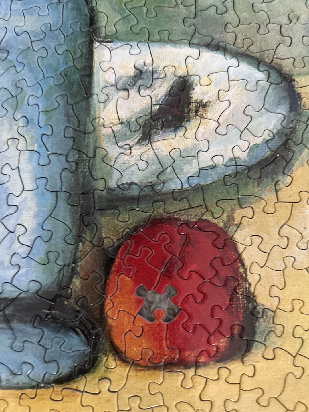 Completed 1000 ps jigsaw puzzle Paul Cézanne painting#freecycle - photo 2