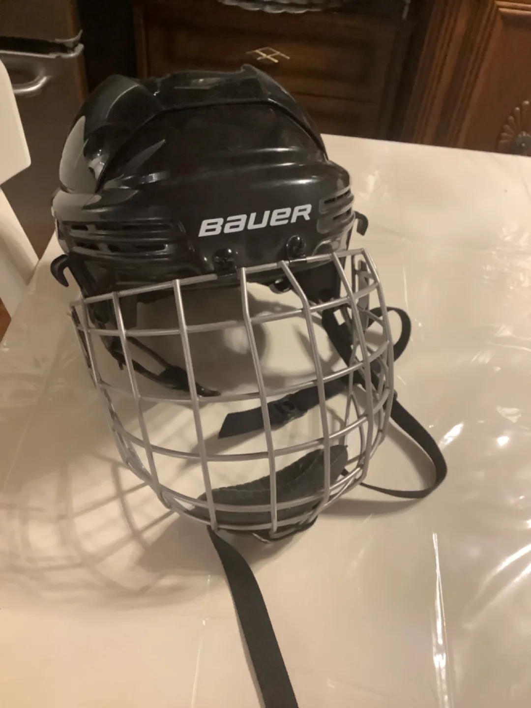 Bauer Hockey Helmet with Cage thumbnail