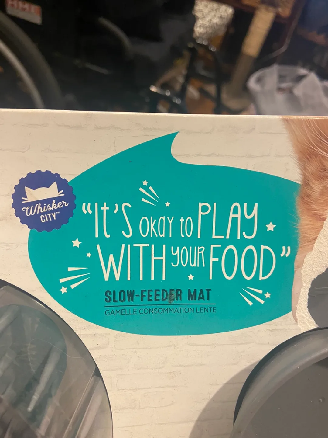 Whisker City Slow Feeder Mat with Bowl image indicator(4)