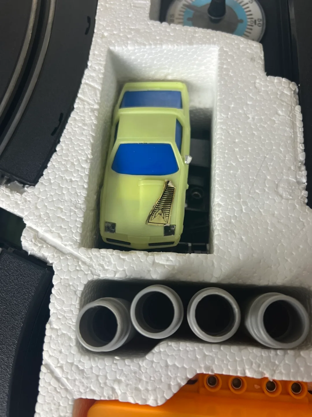 Vintage Radio Shack Spiral Tier Night Chase Road Racing Set image indicator(5)