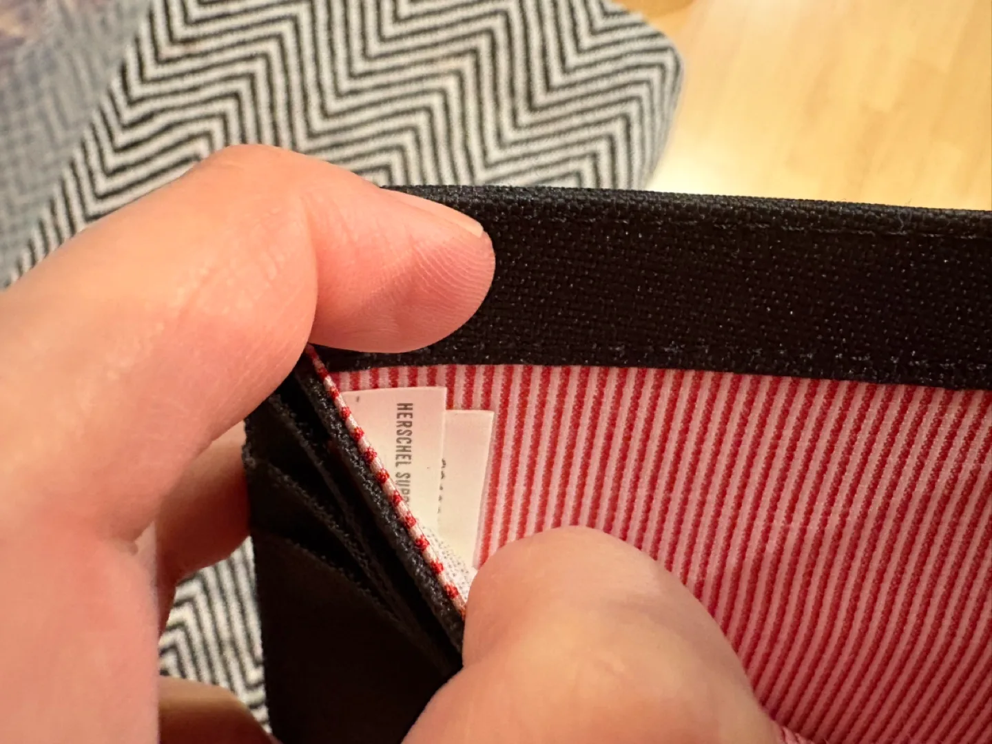 Herschel Supply Co. Black Canvas Wallet image indicator(5)