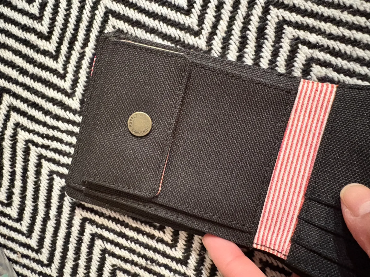 Herschel Supply Co. Black Canvas Wallet image indicator(6)
