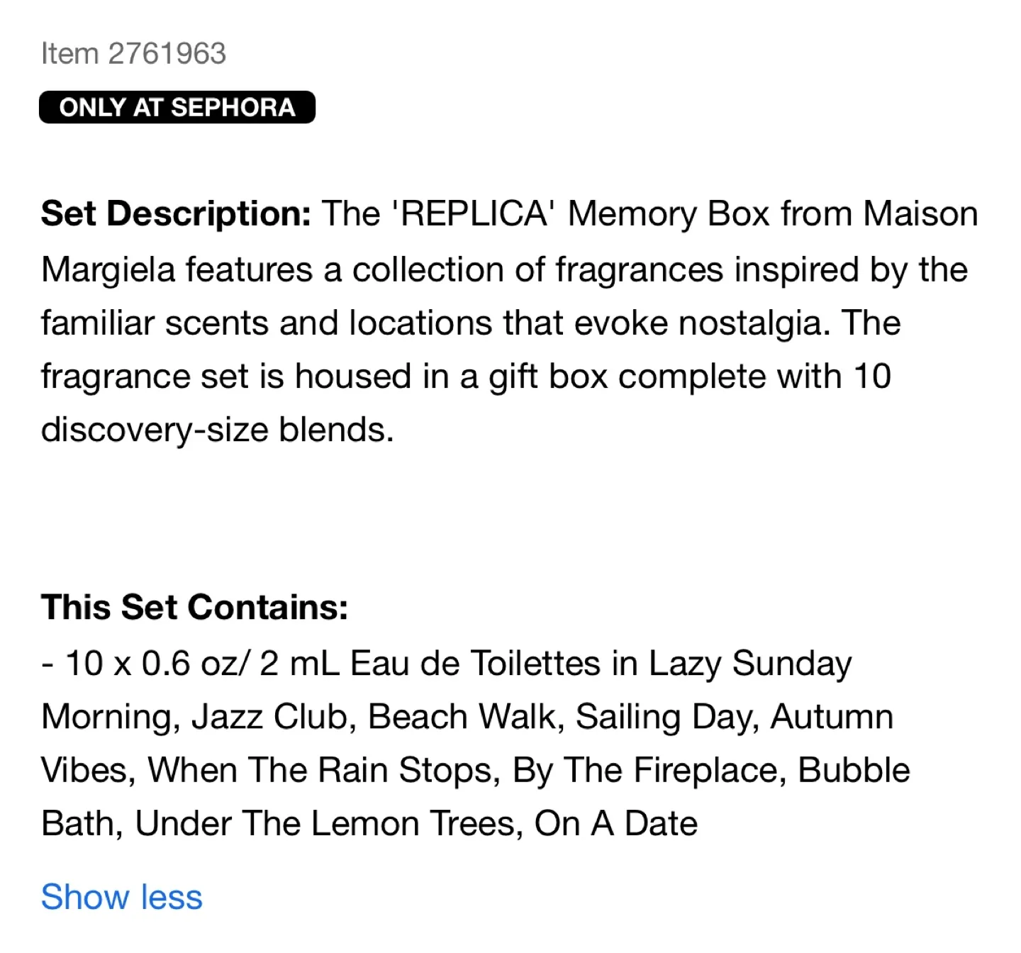 Maison Margiela Replica sampler set image indicator(2)