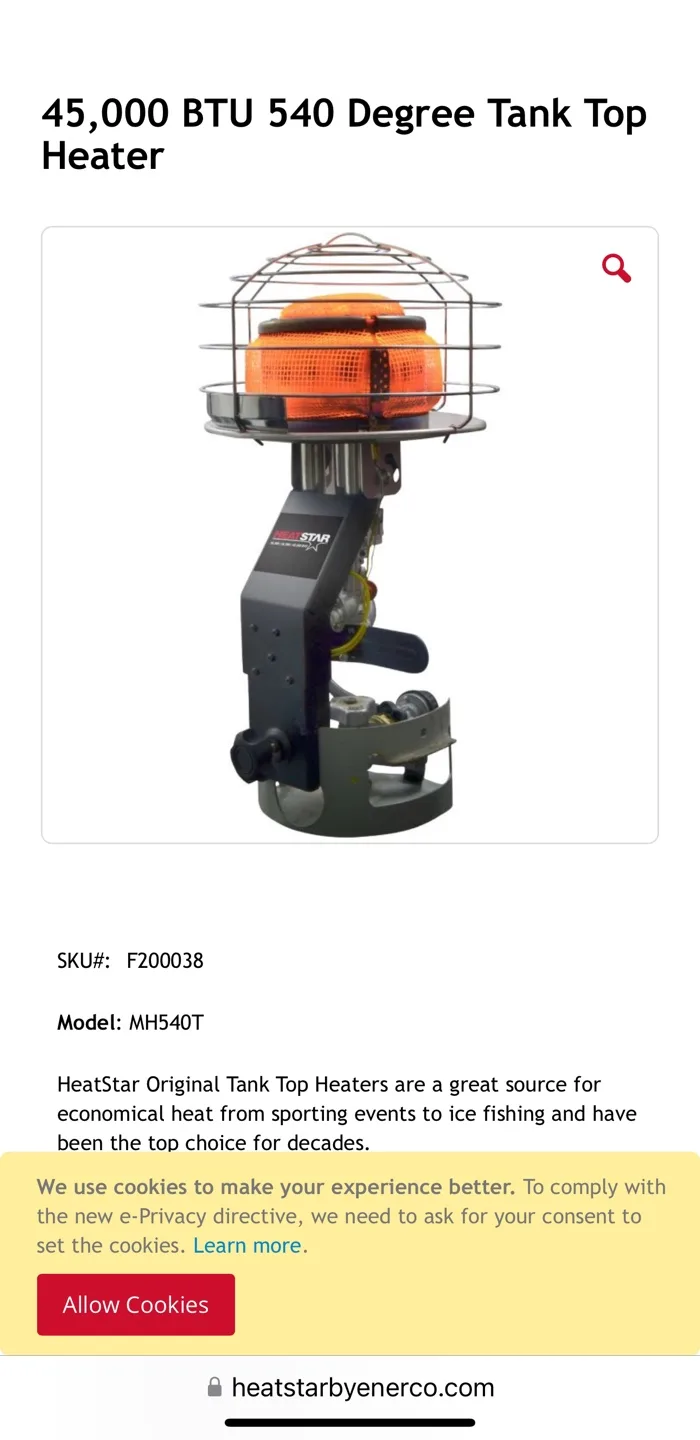HeatStar MH540T Propane Tank Top Heater image indicator(2)