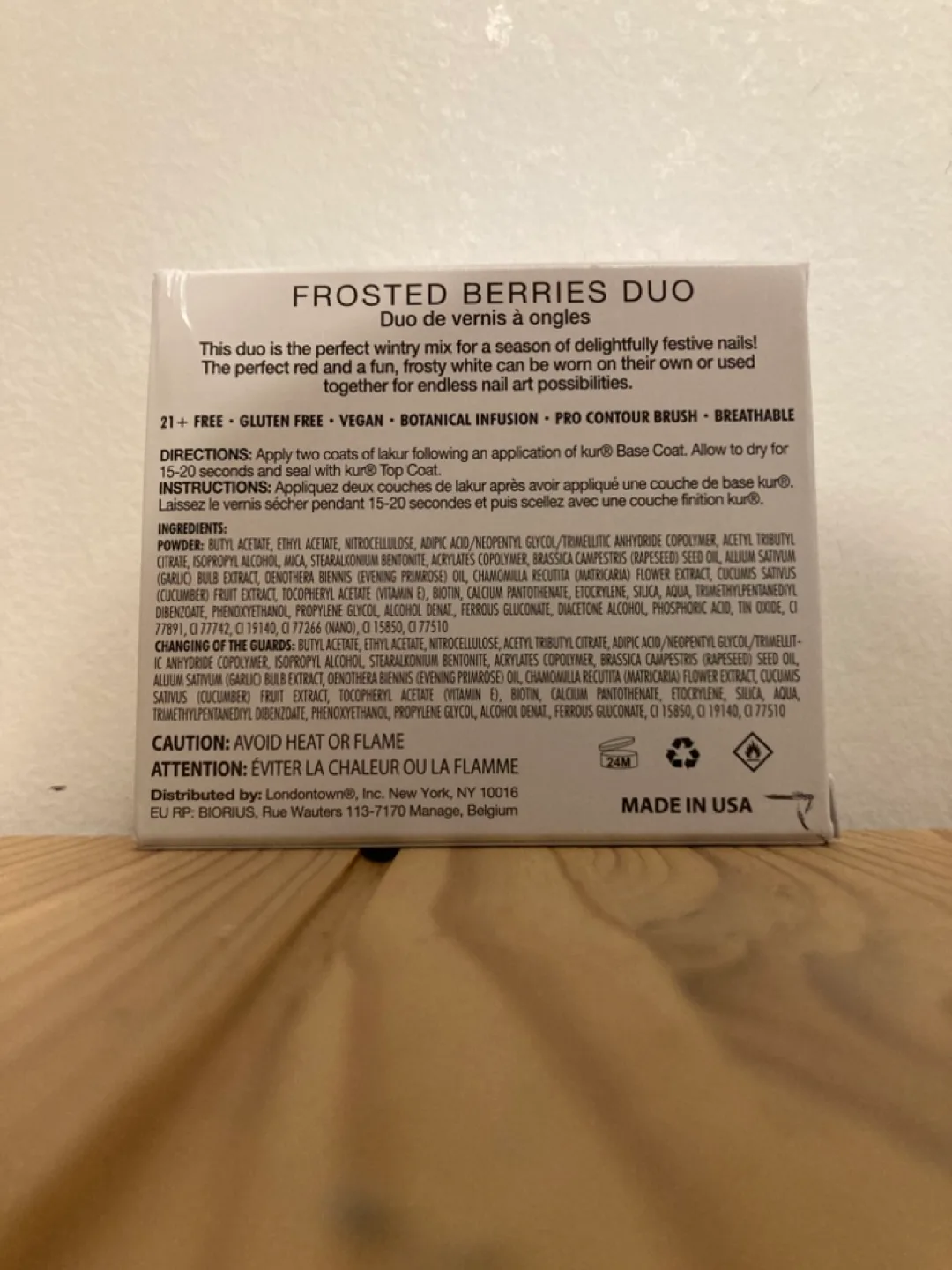 Londontown Frosted Berries Duo Nail Polish Set image indicator(2)