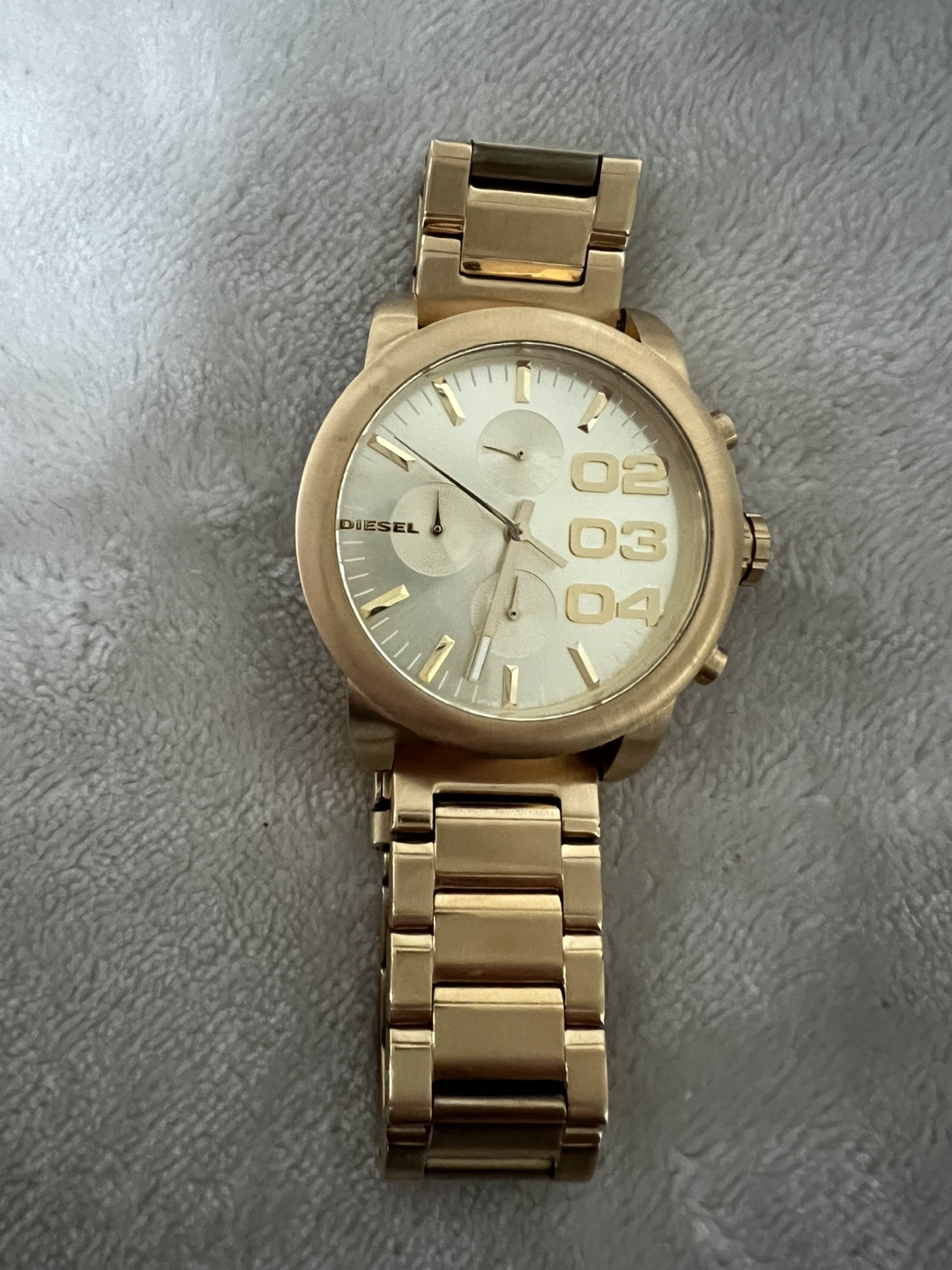 Diesel Gold Chronograph Watch