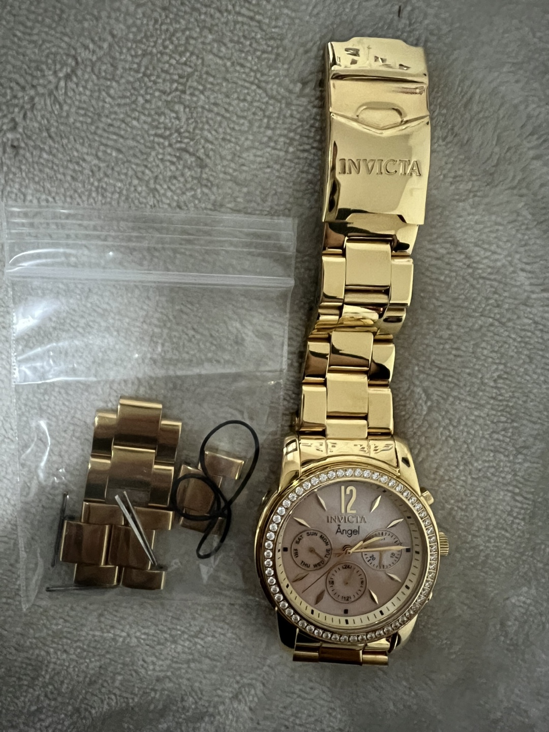 Invicta Angel Gold Watch