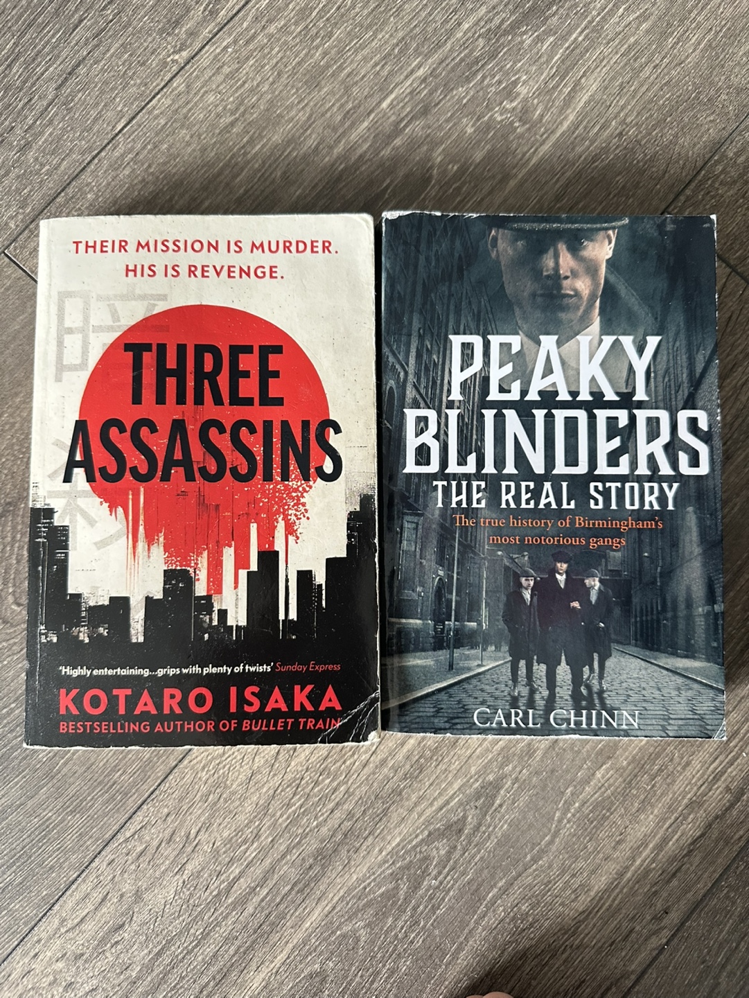 Two paperback books