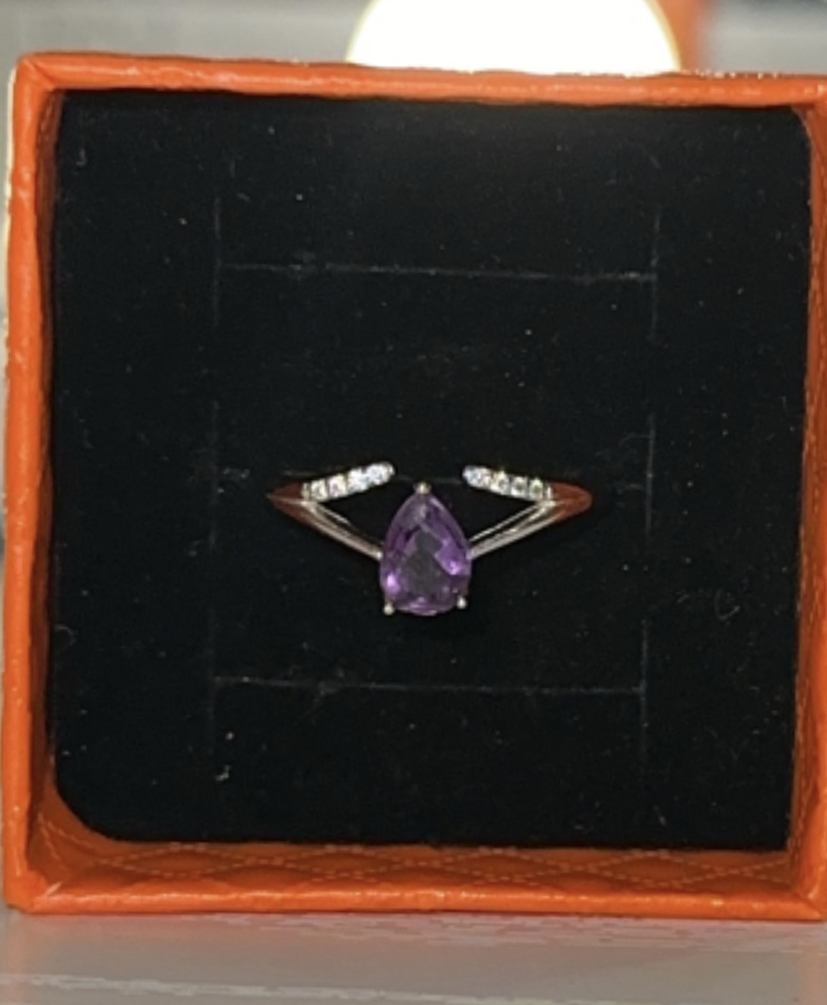 Amethyst rings