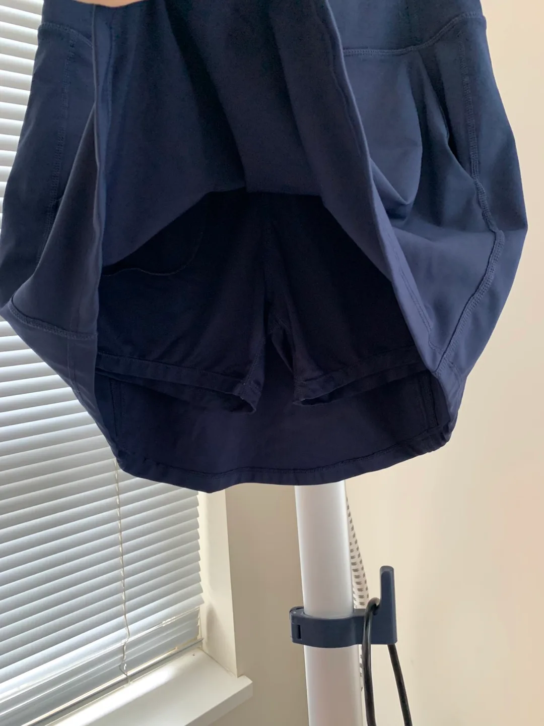 Navy Blue Golf Skort with Built-in Shorts image indicator(2)