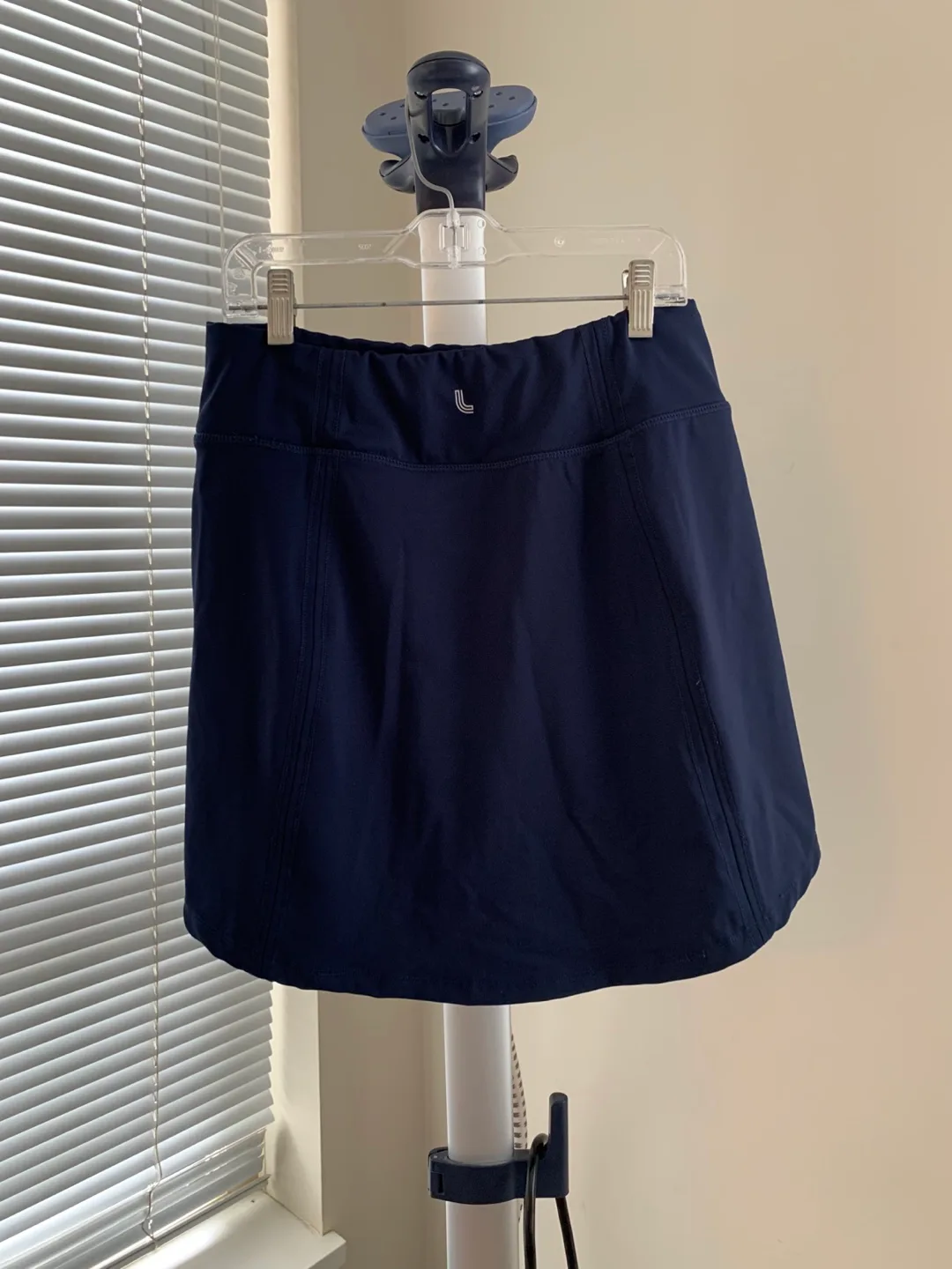 Navy Blue Golf Skort with Built-in Shorts image indicator(3)