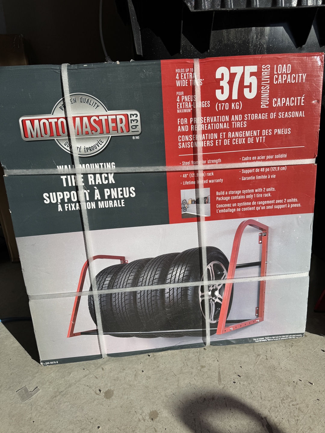 Wall Mount Tire Rack - photo 2