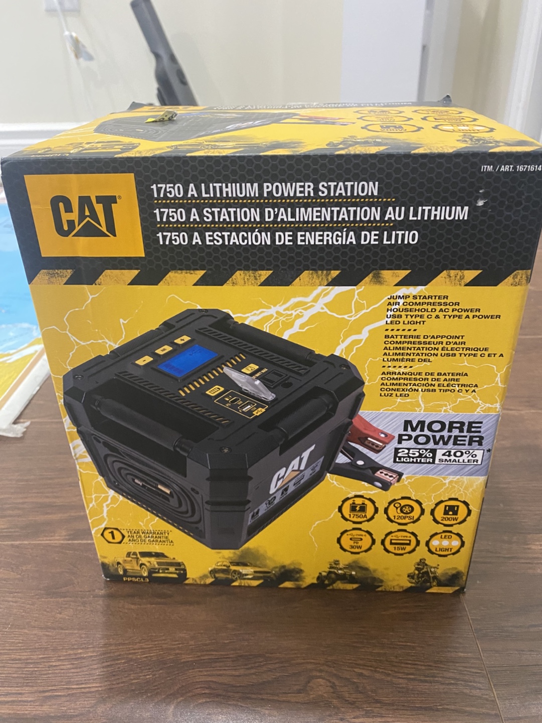 CAT 1750A Lithium Power Station Jump Starter
