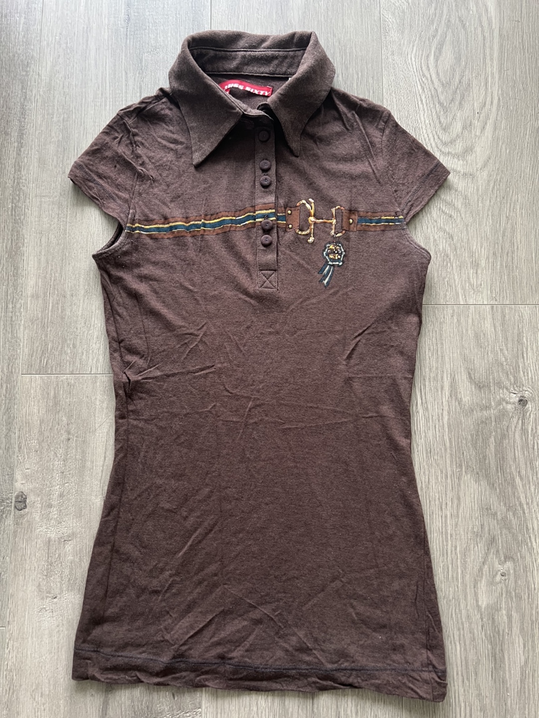 Miss Sixty Brown Polo Shirt Size M / S