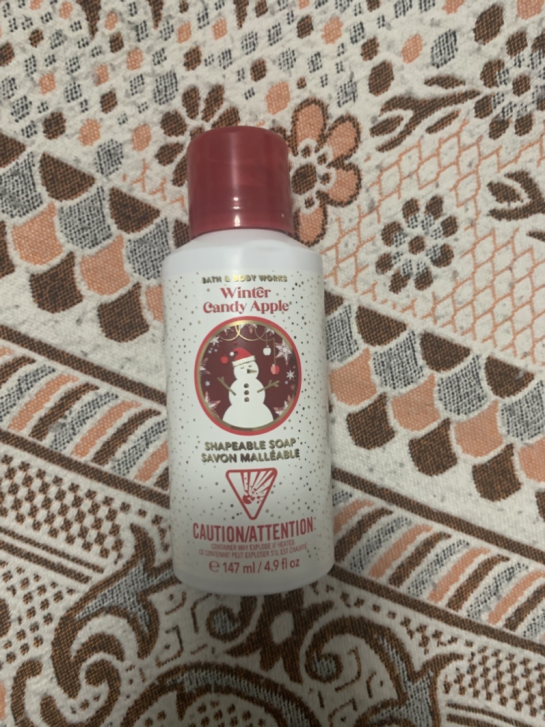 #freecycle Winter Candy Apple Shapable Soap