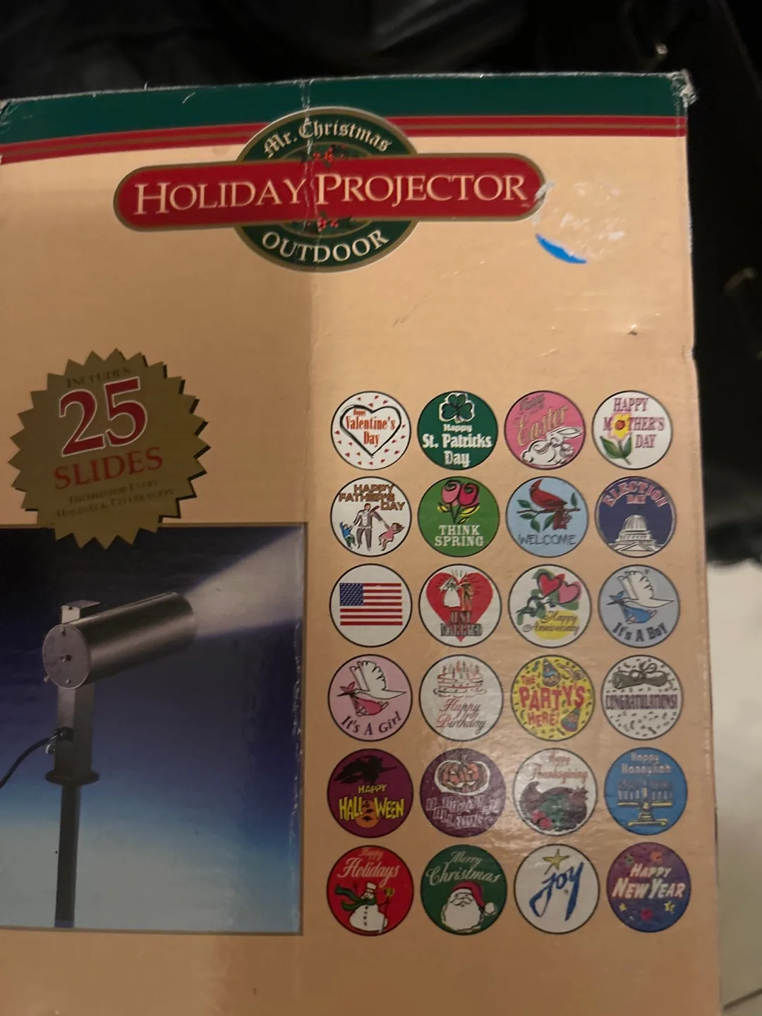 Outdoor Holiday Projector with 25 Slides image indicator(3)