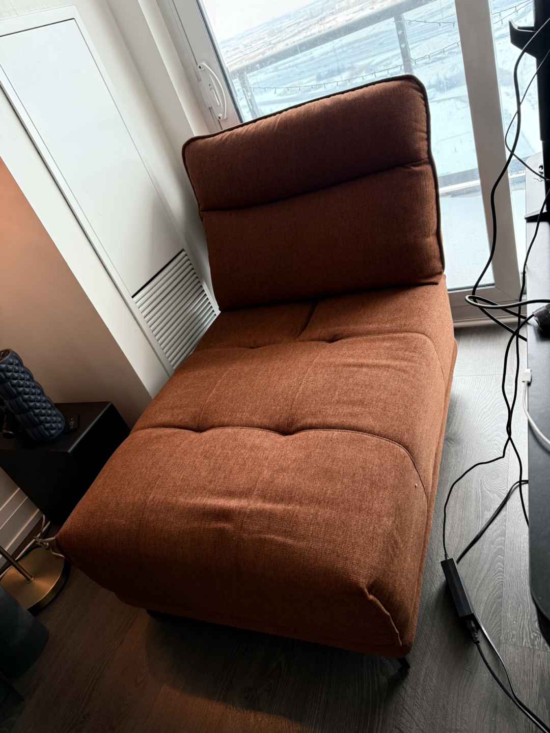 Structube Simon Lounger - Rust - photo 3