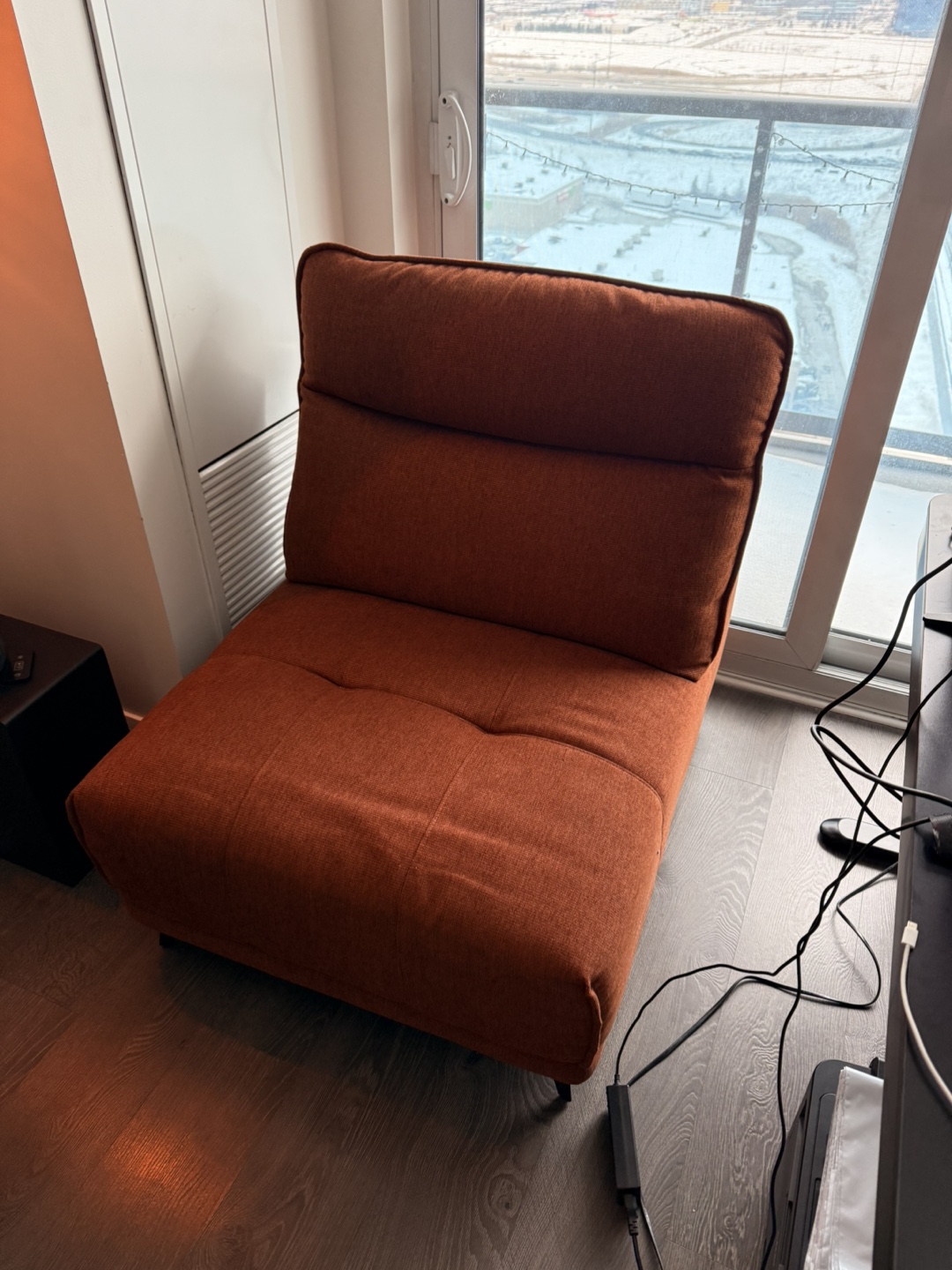 Structube Simon Lounger - Rust - photo 2