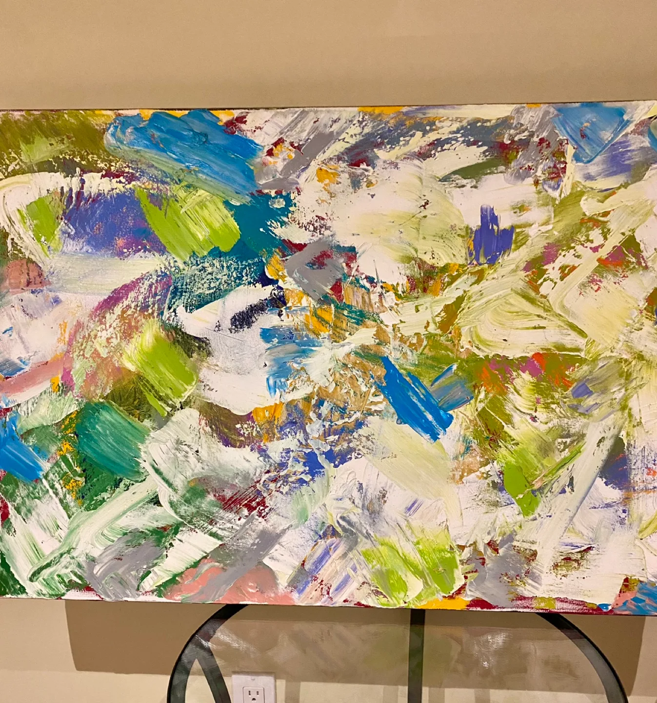 Abstract Painting - Original Artwork #Freecycle image indicator(2)