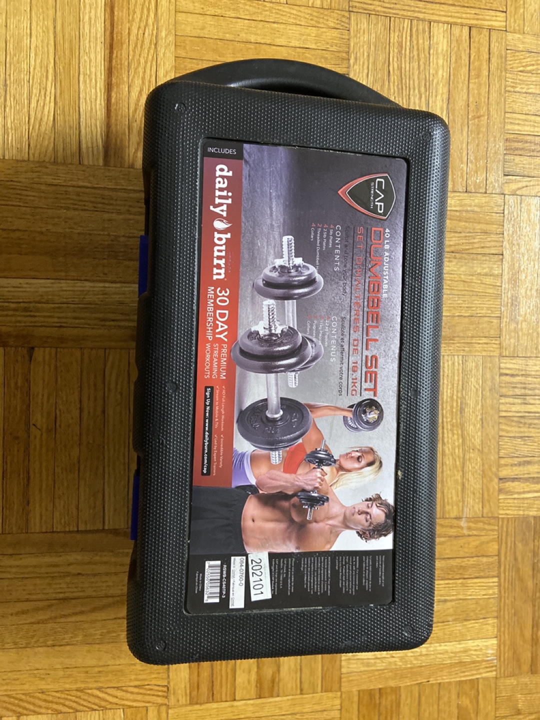 CAP Barbell 40lb Adjustable Dumbbell Set with Case - photo 3