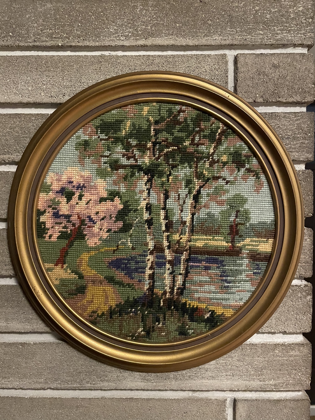 Vintage Needlepoint Wall Hanging - photo 2