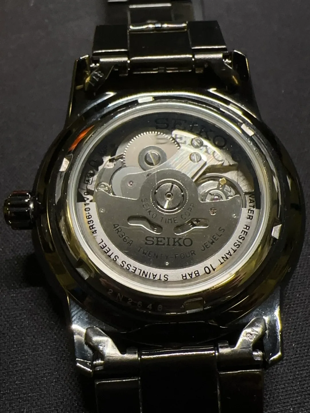 Seiko 5 Sports Automatic Black Orange Mens Watch image indicator(4)